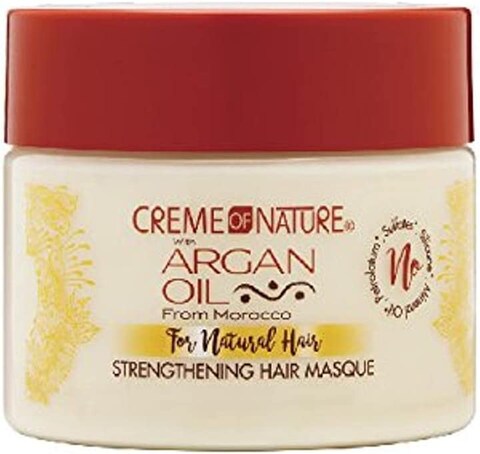 Creme Of Nature Argan Oil Strengthening Hair Masque, 11.5 OZ / 326 G