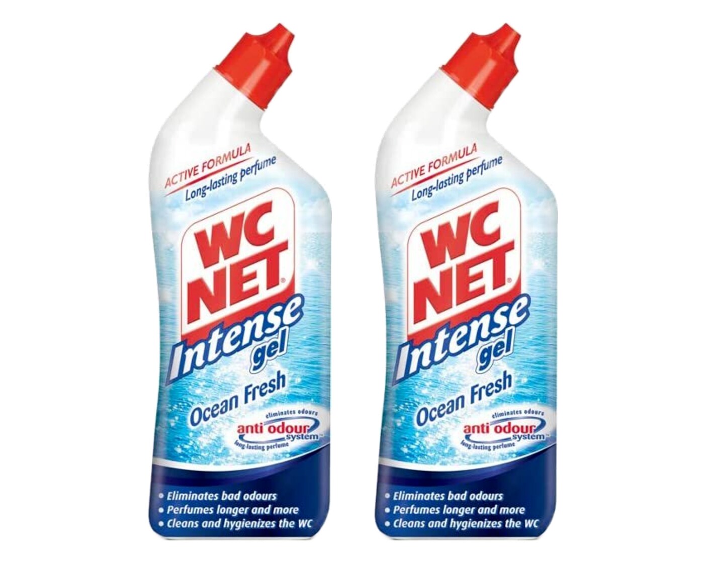 Buy WC NET Toilet Cleaner Intense Gel, Ocean Fresh, 750 ml - Bundle of ...