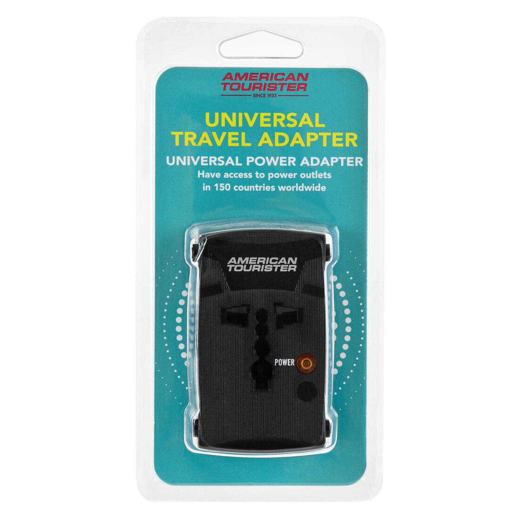 American Tourister Universal Travel Adapter Black