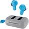 SkullCandy Dime True Wireless In-Ear Earbuds With Charging Case Light Grey/Blue