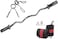 Max Strength Curl Olympic Bar With Spring Collars Weight Lifting Bar With Rotating 47"End