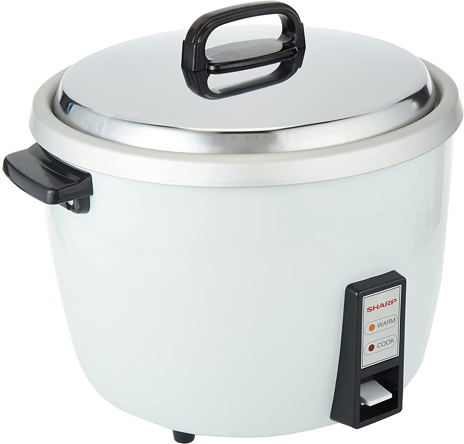 Buy Sharp Non Stick Rice Cooker With Steamer, 3.8 L, White, Ksh-738 ...