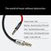 Baseus 3.5mm Audio Cable Aux Braided To Male Stereo Auxiliary Jack Compatible For Phone Tablets Car Home Stereos Headphones Speaker 1.5 Meter Black/Silver