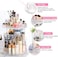 SKEIDO 360 Degree Rotating Makeup Organizer,Adjustable Multi Function Cosmetic Storage Box