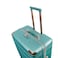 Senator Hard Case Extra Large Luggage Trolley For Unisex ABS Lightweight 4 Double Wheeled Suitcase With Built In TSA Type Lock A5125 Light Green
