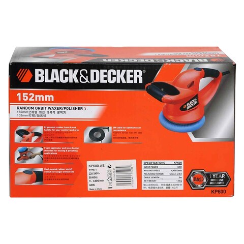 Black &amp; Decker Car Polisher 60W Single Speed