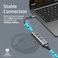 Promate USB-C Hub with Ethernet Adapter, Multiport USB-C to 1000Mbps RJ45 Network Adapter with Ultra-Fast 3 USB Ports, 5 Gbps Data Transfer Speed, GigaHub-C