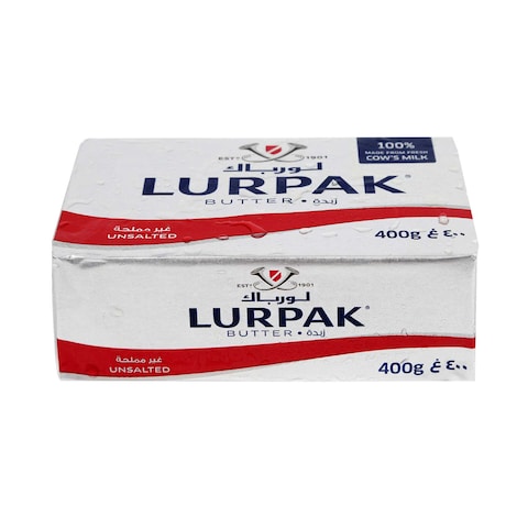 Lurpak Butter Block Unsalted 400g