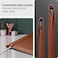 Spigen Laptop Sleeve Valentinus S 15 15.6 16 inch, compatible with MacBook Pro, Built in Magnetic Flap with [Foldable Stand] Leather Laptop Case, Laptop Pouch Bag - Classic Brown