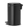 Brabantia NewIcon Pedal Bin (12 L, Matt Black)