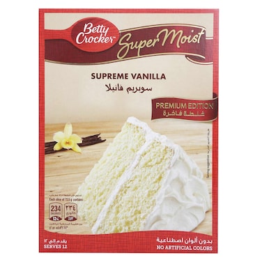 Betty Crocker Super Moist Supreme Vanilla Cake 510g