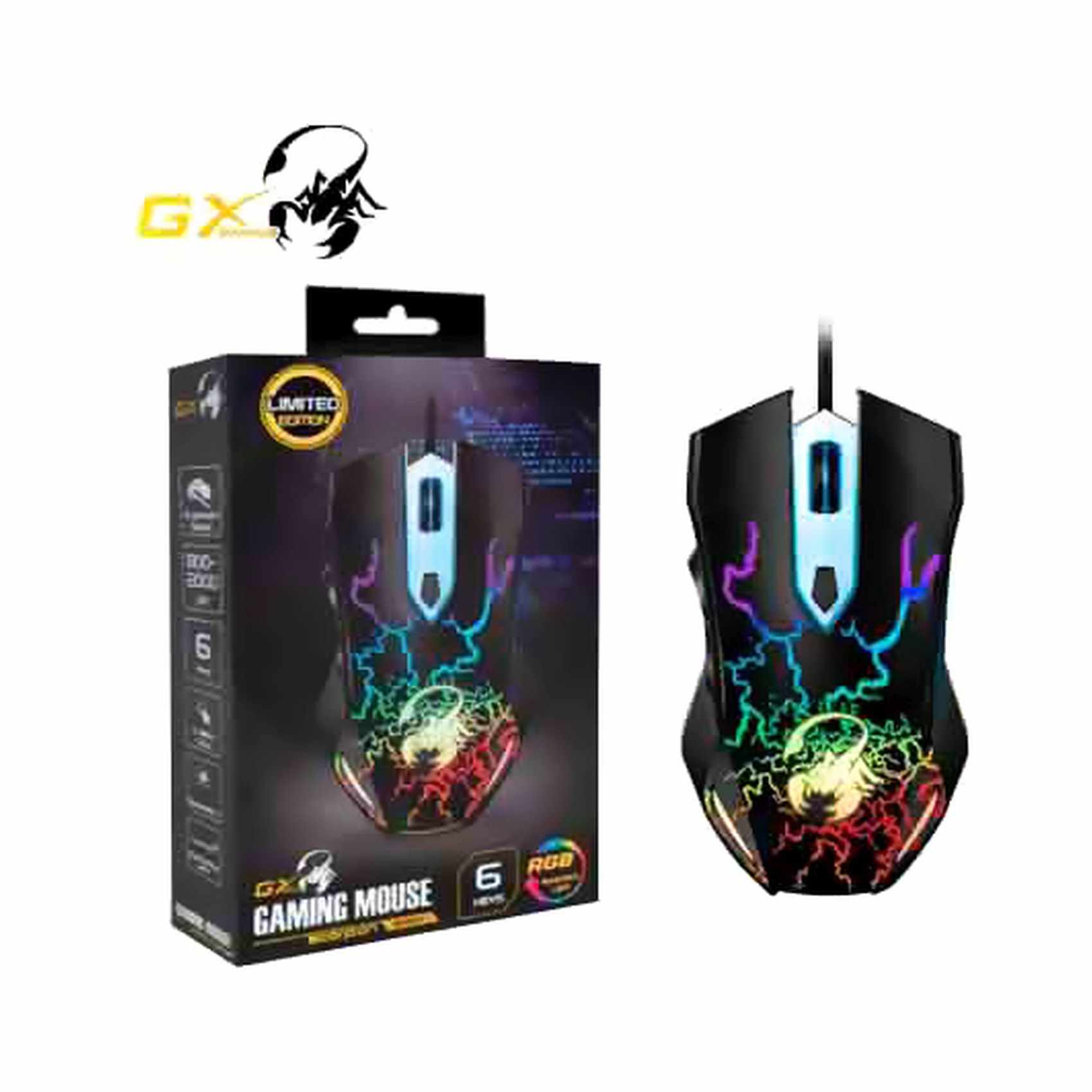 Genius Scorpion Spear Wired Optical Gaming Mouse Black