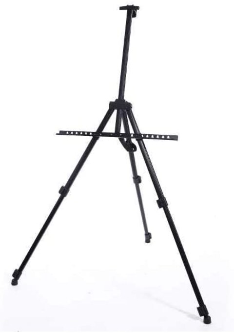 Generic Portable Folding Easel Stand With Gym Bag Artist Painting Outdoor Folding Table Easel 170 cm Height Aluminum Set