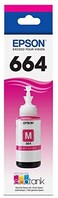 Epson T664 EcoTank Ink Ultra-High Capacity Bottle Magenta (T664320-S) For Select Epson EcoTank Printers