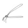 Royalford 25Cm Stainless Steel Doctor Pakkad