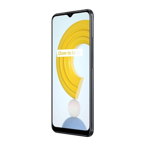 realme C21Y- 6.5-inch 64GB/4GB Dual SIM 4G Mobile Phone - Cross Black