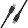 Belkin BoostCharge Braided USB-C to USB-C Fast Charger Cable, Black, 1m