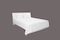Deyarco Princess Flat Sheet 3pc-Fabric: Cotton Poly Easy Iron - Color: White -Size: Double 200X240cm + 2 Pillowcase Size: 50X75cm