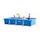 Intex Rectangular Frame Pool With Pump Blue 4.5x2.2x84cm