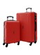 2-Pieces Hardside Travel Trolley Luggage Set Red 20/28 New