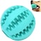 Sunglow Nontoxic Bite Resistant Toy Ball For Pet Dogs Puppy Cat, Food Treat Feeder Chew Tooth Cleaning Ball 2.75In (Medium Dogs &amp; Large Dogs) Blue