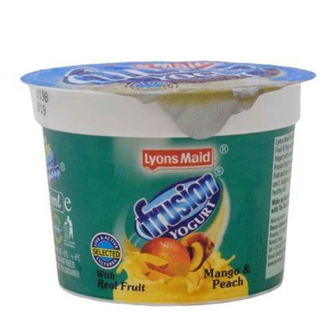 Lyons Maid Frusion Mango And Peach Yogurt 100ml