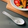 Royalford 14 Cm Melamineware Soup Spoon- Rf11822 Stylish Grey Design, Light-Weight And 100% Food-Grade Suitable For Dining Table, Home And Restaurant For Soup, Stew And Chip-Resistant White And Grey