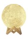 Generic 3D Moon Table Lamp White 8cm