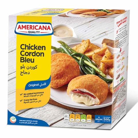 Americana Quality Chicken Cordon Bleu With Cheese 500g