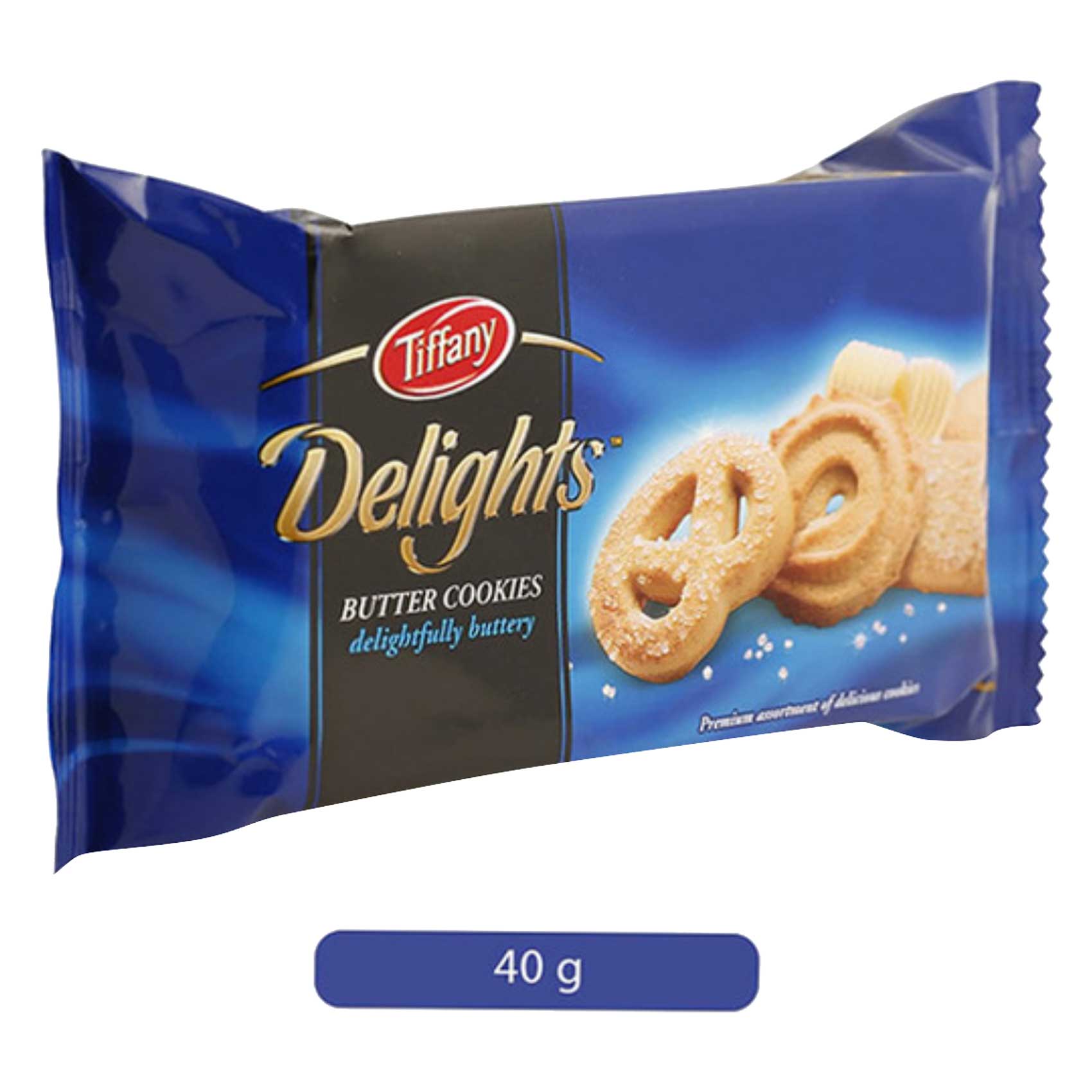 Tiffany, Delights, Butter Cookies, 40g x 12