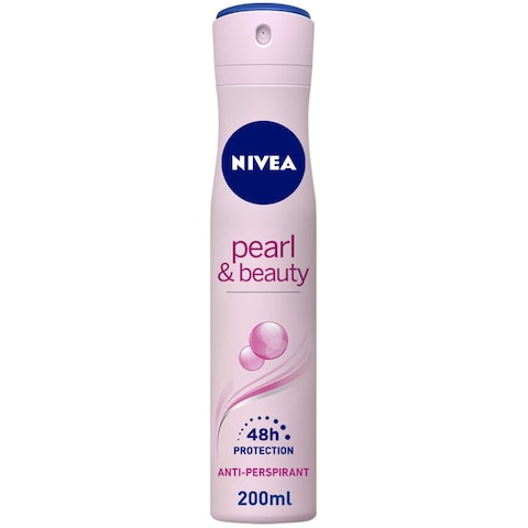 Buy NIVEA Pearl  Beauty Anti-Perspirant Women Deodorant Spray 50ml in UAE