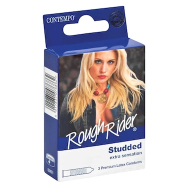Contempo Rough Rider Condoms 3 Pieces