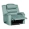 In House Velvet Classic Recliner Chair With Storage Box - Light Turquoise - AB07