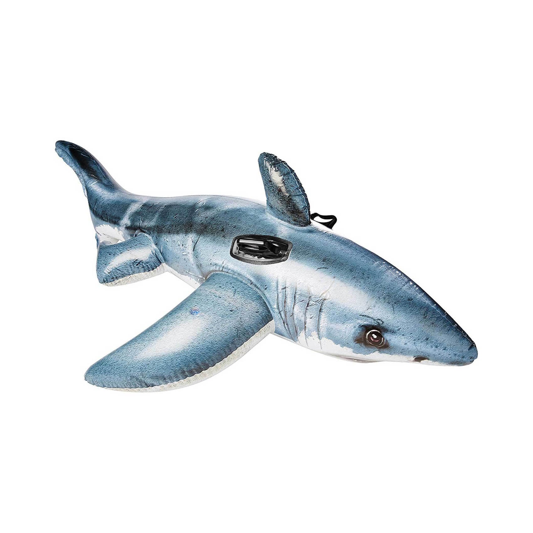 Buy Intex Great White Shark Ride-On Inflatable Pool Floats 57525EP Grey ...