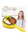 Generic Electric Egg Fry Pan With 7 Egg Steamer 350W X2-63L1-NI6X Yellow/Grey/Clear