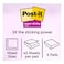 ريو دي جانيرو بوست-إت ورق ملاحظات فائقة اللصق 4622-SSEU  أحجام متعددة 45 قطعة حزمة من4 3M