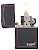 Zippo Lighter Model 218Zb-Blkmatte W/Zip.Border-720060182