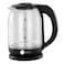 AFRA Electric Glass Kettle, 1500W, 1.8L, Strong Glass Body, 360&deg; Cordless Electric Jug, Overheat protection With Automatic Cut-off, LED Indicator, CB Certified, AF-1820KTGL, With 2 Years Warranty