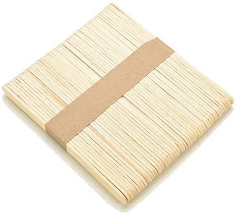 Generic Ice Cream Stick Wood 50Pcs