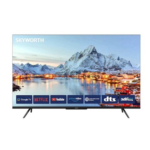 Skyworth 75-Inch UHD 4K Smart Google LED TV 75SUE9350F Black