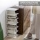 6 Tier Plastic Adjustable Shoe Rack Storage Organizer Shoes Shelf Space Saving Shoes Stand White