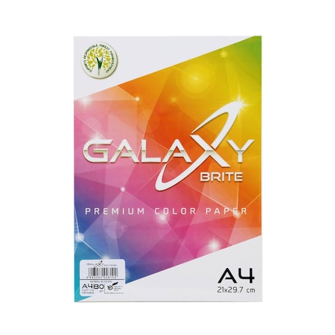Buy Galaxy Premium Color Paper A4 21times29.7cm 250 Sheets Online ...