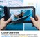 Spigen Universal Waterproof Phone case [2 Pack] IPX8 Pouch A601 compatible with iPhone, Samsung Galaxy and Smartphone up to 7 inches - Black
