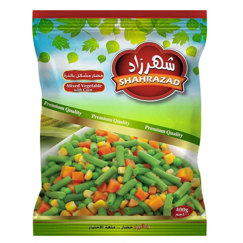 Shahrazad Mixed Vegetables with Corn - 400 gram