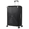 Eminent Vertica Hard Case Travel Bag Large Luggage Trolley Polypropylene Lightweight Suitcase 4 Quiet Double Spinner Wheels With Tsa Lock B0006 Black