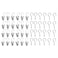 Curtain Hook With Clip 24 Pack