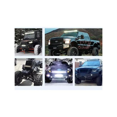 200W 108cm Bar Light For Jeep Wrangler, 18000LM Lumens, Aluminum Housing Material, and IP68 Waterproof Rating with 360-Degree Lighting Angle