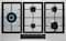 AEG Gas Hob Built-In, 90cm, 5 Burner, Stainless Steel, HGB95520YM, Made In Italy (1 Year Warranty)