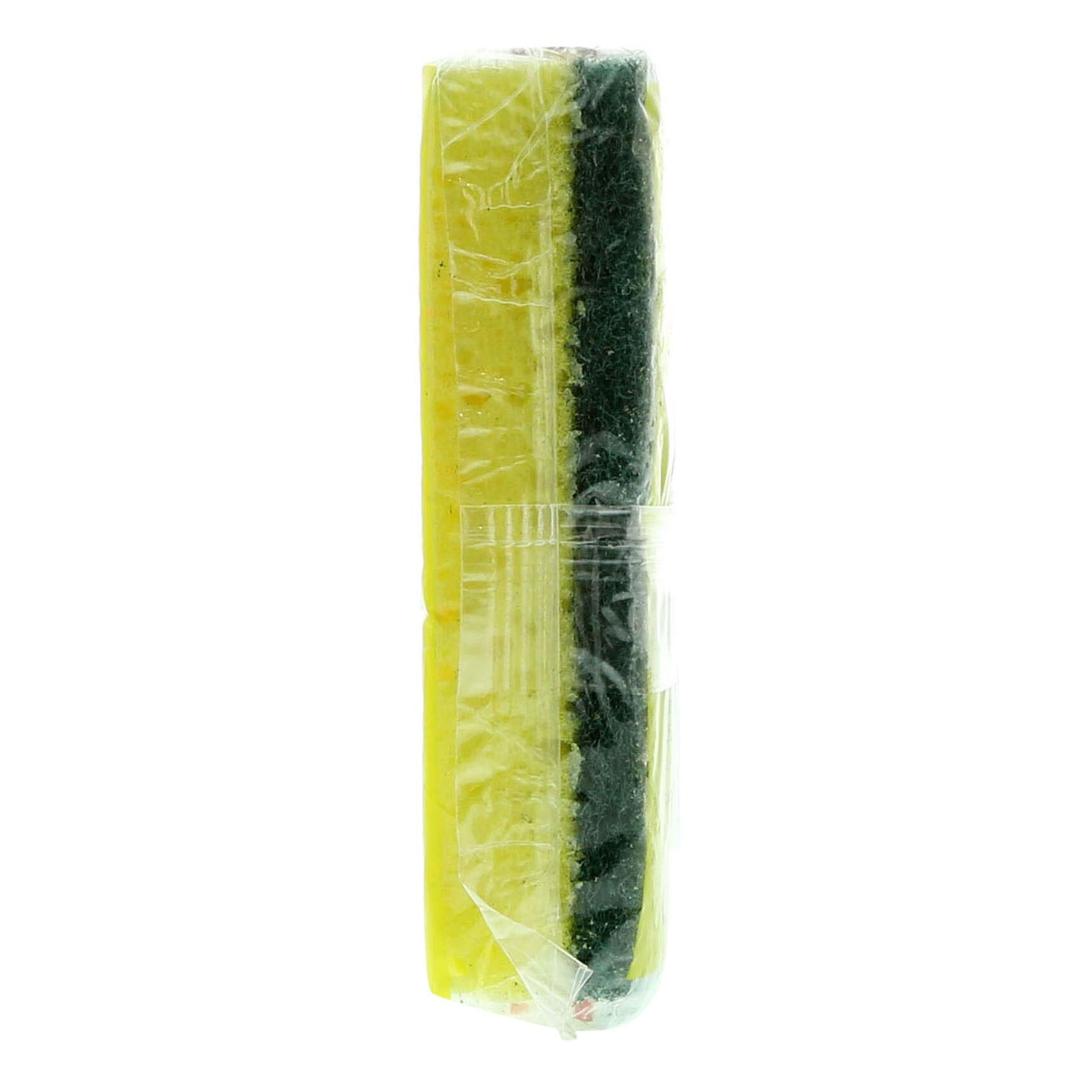 Vileda Glitzi Flexible Scourer Sponge, Antibacterial, Multi-purpose, Yellow & Green, 2+1 Pcs product thumbnail 2