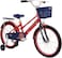 Vego Starlette Kids Road Bike With Basket 20 Inch, Red